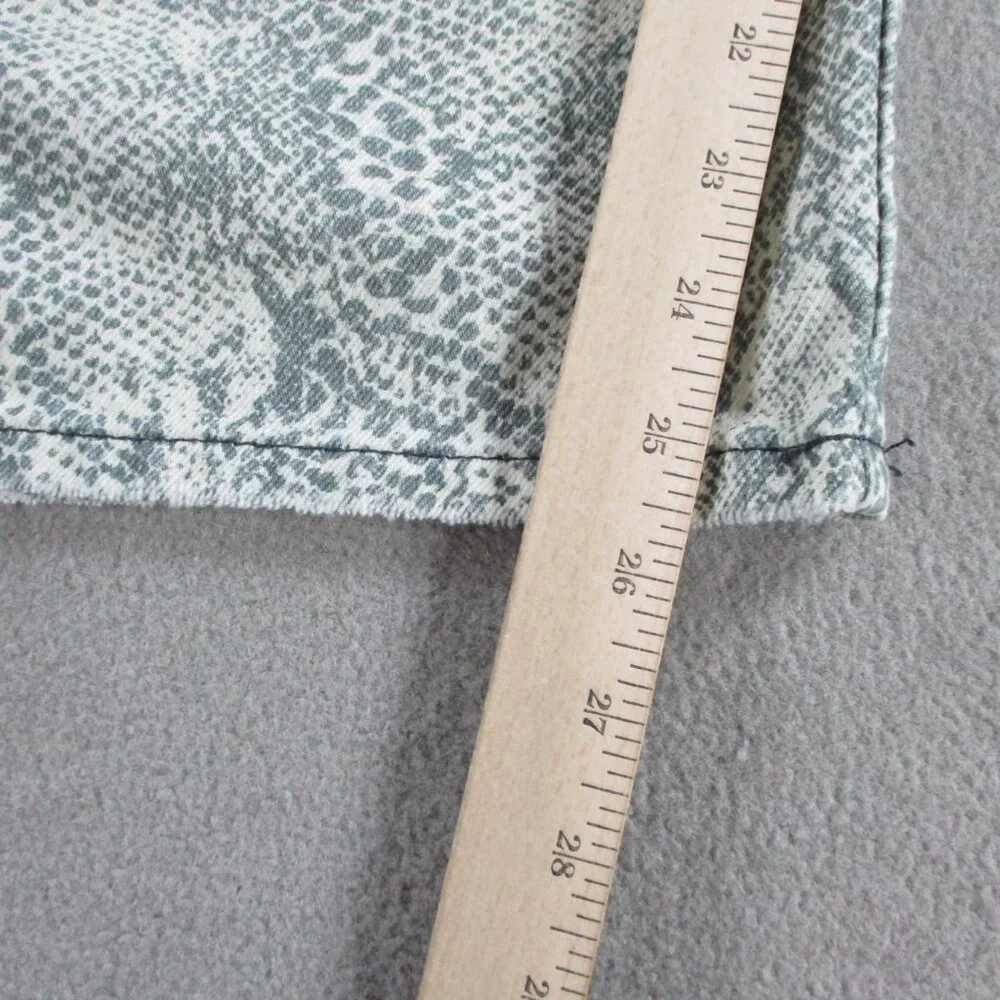 We The Free Jeans Womens 32 Snake Print Good Luck Barrel Wide Leg Pants NEW - Picture 13 of 15